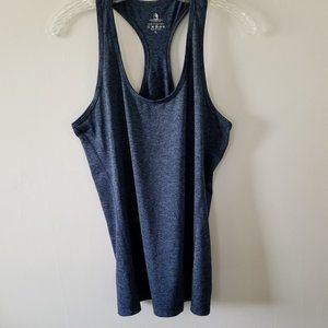 icy zone Workout Tank Tops for Women - Racerback Athletic Yoga Running Top LG.